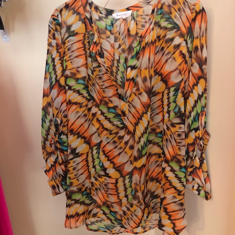 Two by Vince Camuto 3/4 sleeve blouse